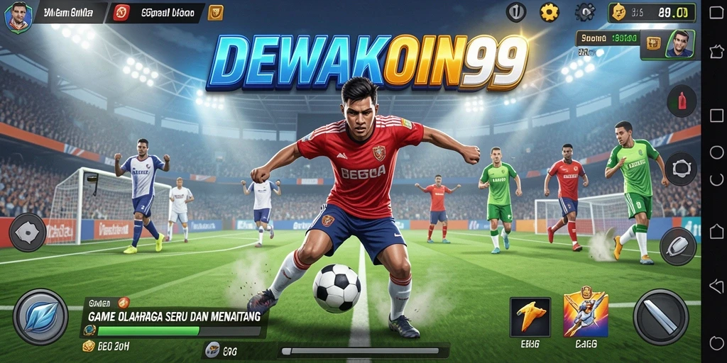 DEWAKOIN99 gameplay dengan grafik yang menakjubkan dan aksi olahraga yang seru.