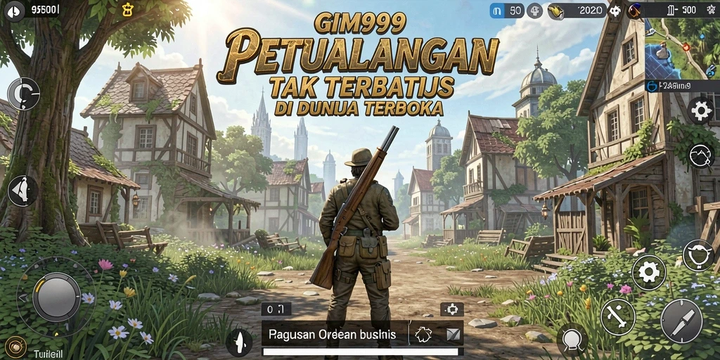 Tampilan gameplay menakjubkan di dunia terbuka GIM999.