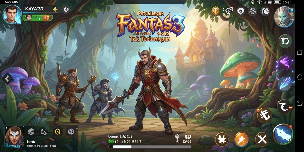 Screenshot KAYA33 menampilkan aksi pertarungan yang seru dan karakter-karakter unik.