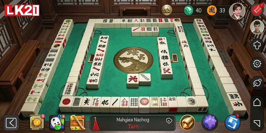 Tampilan gameplay menarik dari game Mahjong LK21.