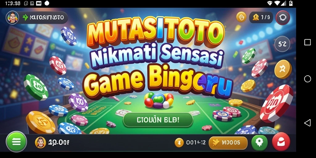 Screenshot gameplay MUTASITOTO yang menampilkan keseruan Bingo.