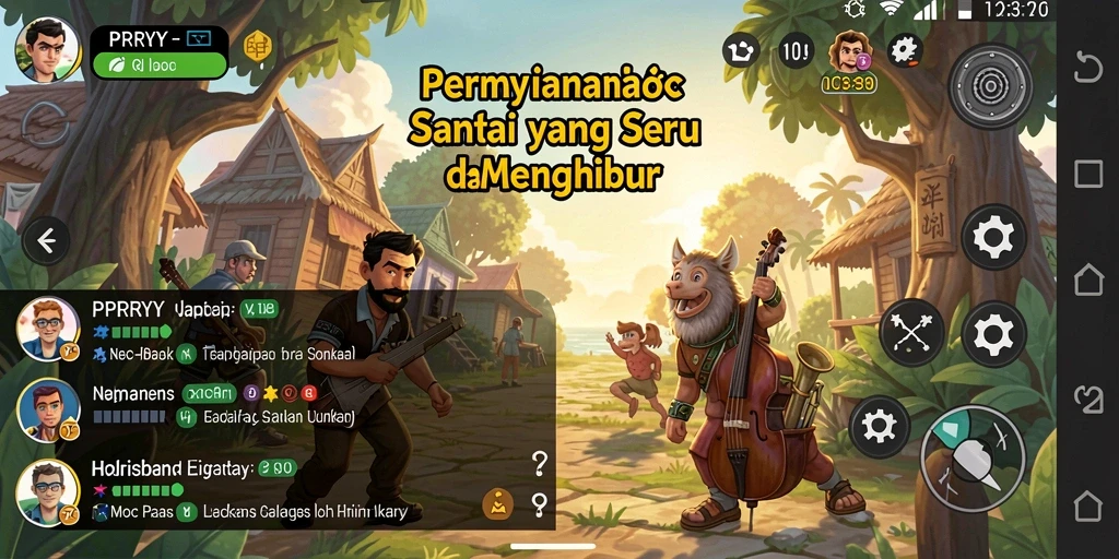 Screenshot gameplay PPRRYY menampilkan tantangan santai yang seru.