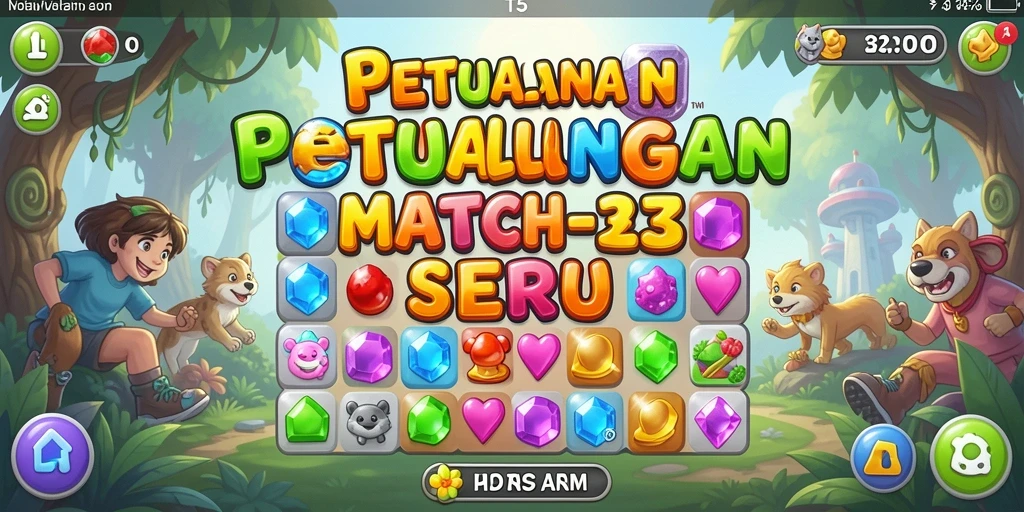 Tampilan gameplay seru T6 dengan banyak warna dan tantangan.