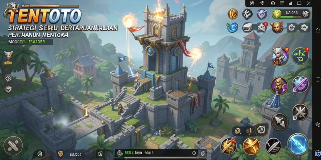 Tampilan gameplay TENTOTO yang mendebarkan dan penuh aksi.