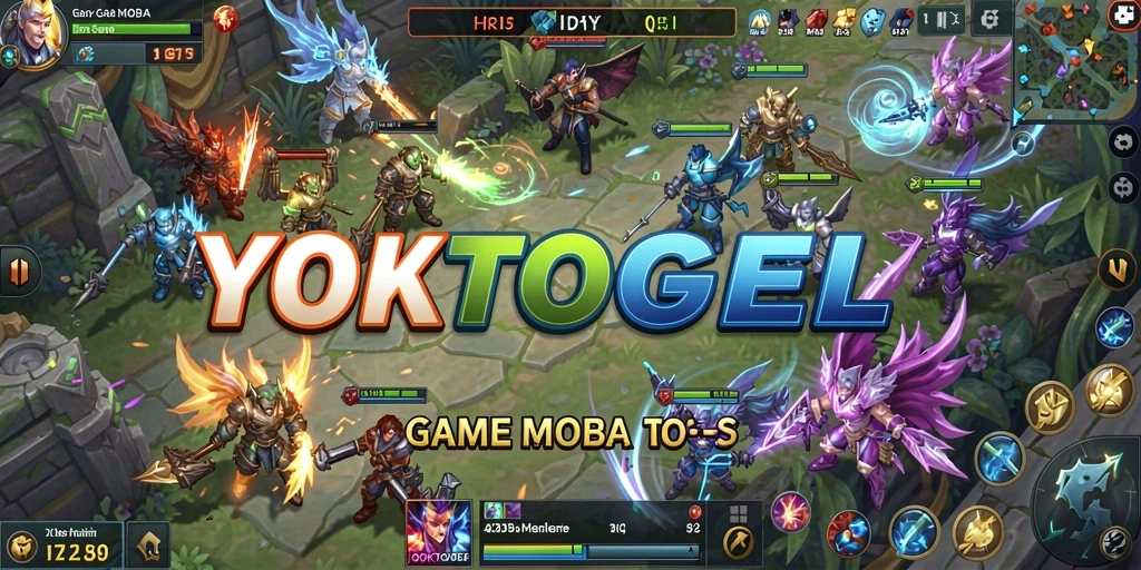 Tampilan gameplay seru dan karakter unik dalam YOKTOGEL.